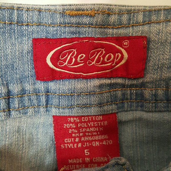 Be Bop Denim Mini Skirt size 5 - Picture 4 of 4
